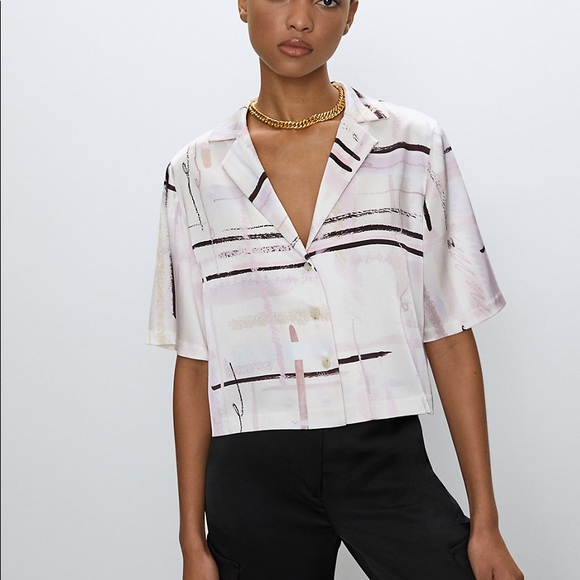 Aritzia Babaton Aldus Button-Up - Picture 1 of 7